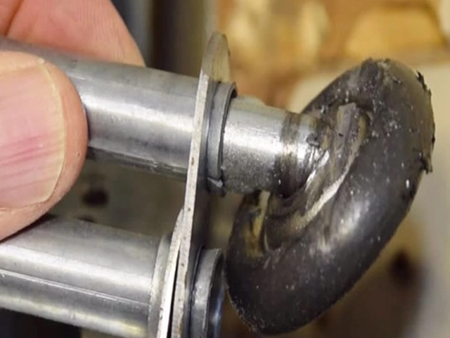 Antes: roletes danificados