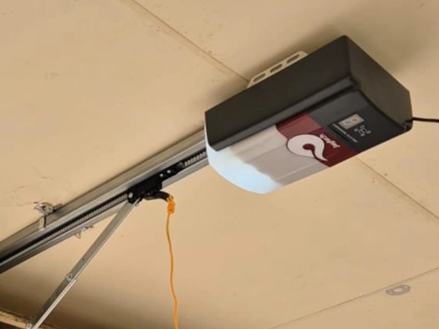 Depois: roletes novos instalados